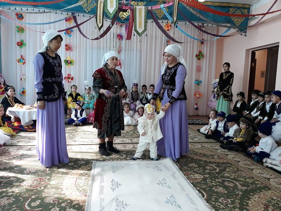 "Ұлыстың ұлы күні 22 - Наурызға" арналған балабақшаның мерекелік іс - шарасынан көрініс
