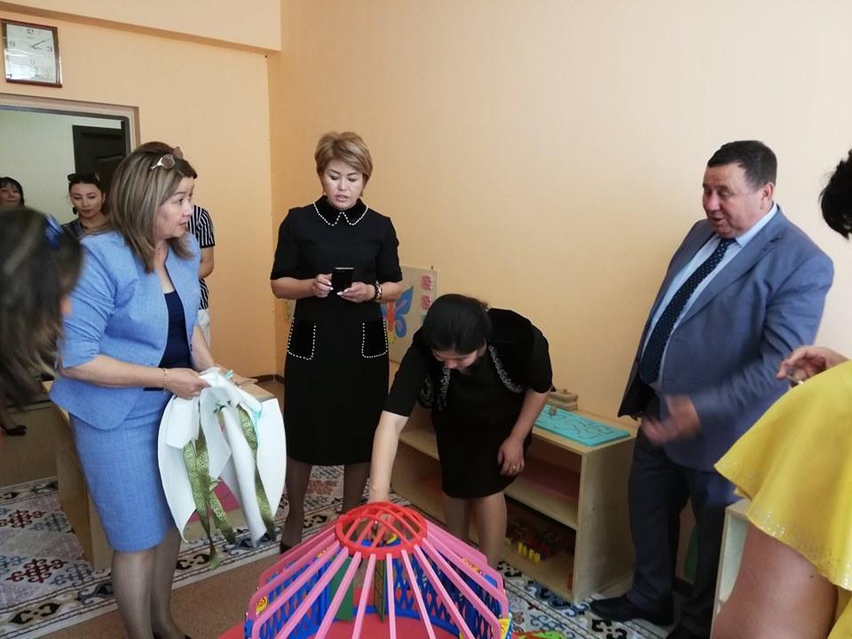 Алматы қаласы Алатау ауданы «Ясли-сад №177» Елбасымыздың "Ұлы даланың жеті қыры" мақаласы аясында ашылған "Рухани жаңғыру" кабинеті.