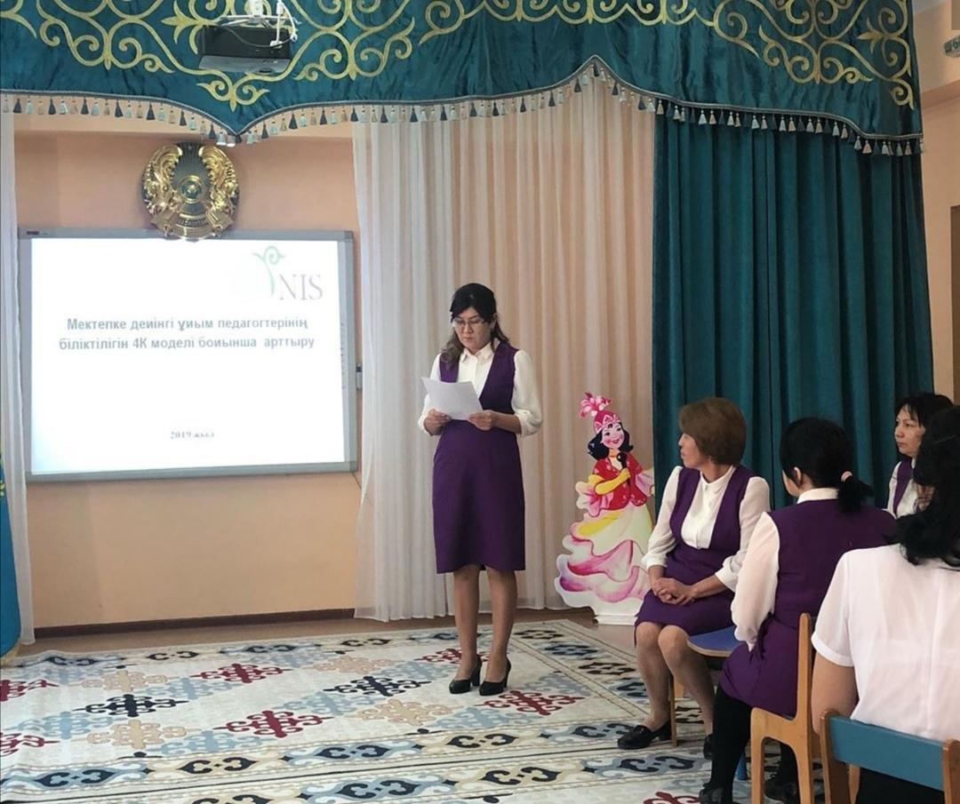 Мектепке дейінгі ұйым педагогтерінің біліктілігін 4К моделі бойынша талдау